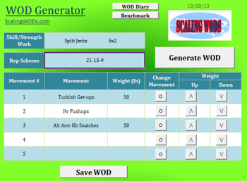 WOD Generator screenshot 3