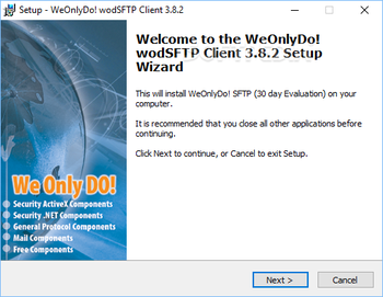 wodSFTP screenshot