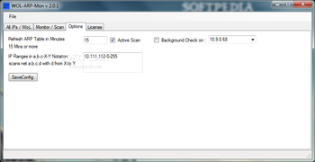 WoL-ARP-Mon screenshot 2
