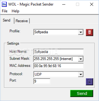 WOL - Magic Packet Sender screenshot