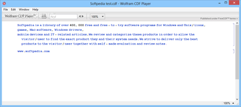 Wolfram CDF Player screenshot 2