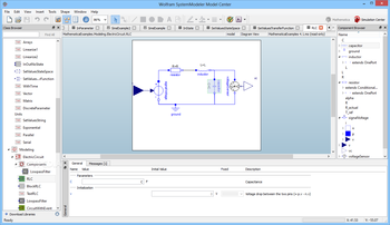 Wolfram SystemModeler screenshot