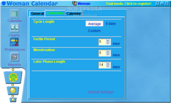 Woman Calendar screenshot 2