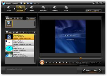 Womble EasyDVD screenshot