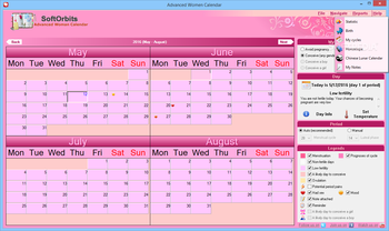 Women's Advanced Calendar screenshot 3