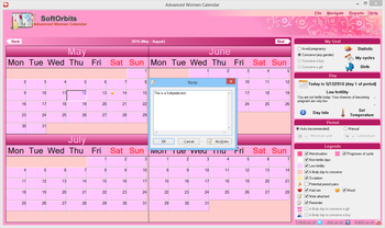 Women's Advanced Calendar screenshot 8