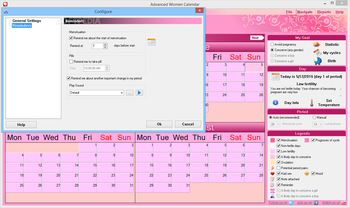 Women's Advanced Calendar screenshot 9