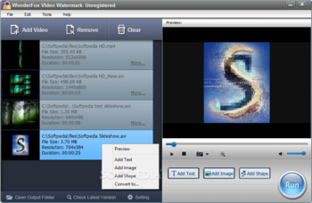 WonderFox Video Watermark screenshot