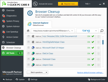 Wondershare 1-Click PC Care screenshot 8