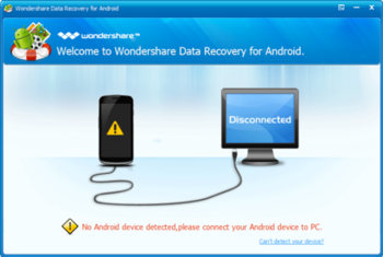 Wondershare Data Recovery for Android screenshot