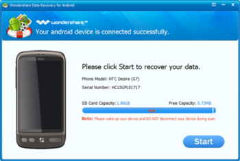 Wondershare Data Recovery for Android screenshot 2