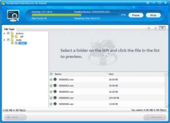 Wondershare Data Recovery for Android screenshot 3