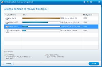 Wondershare Data Recovery screenshot 5