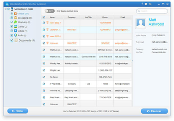 Wondershare Dr.Fone for Android (Windows Version) screenshot 4