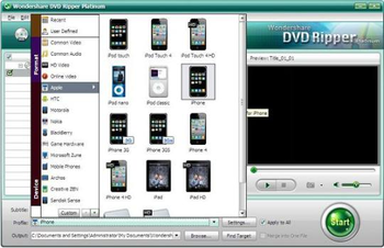 Wondershare DVD Ripper Platinum screenshot 2