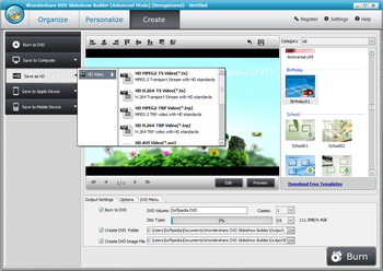 Wondershare DVD Slideshow Builder Deluxe screenshot 17