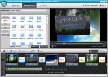 Wondershare DVD Slideshow Builder Deluxe screenshot 3