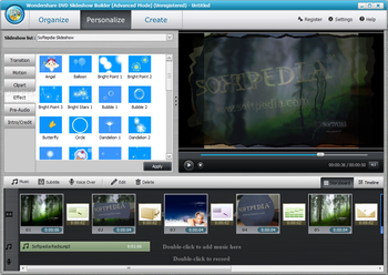 Wondershare DVD Slideshow Builder Deluxe screenshot 5