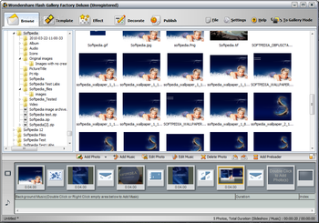 Wondershare Flash Gallery Factory Deluxe screenshot 2