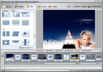 Wondershare Flash Gallery Factory Deluxe screenshot 5