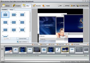 Wondershare Flash Gallery Factory Deluxe screenshot 6
