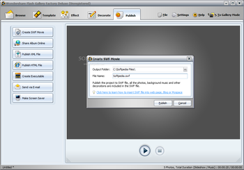 Wondershare Flash Gallery Factory Deluxe screenshot 9