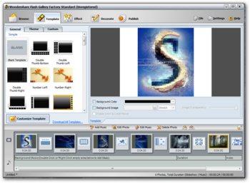 Wondershare Flash Gallery Factory Standard screenshot 3