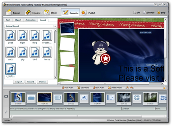 Wondershare Flash Gallery Factory Standard screenshot 7