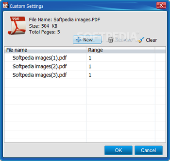 Wondershare PDF Splitter screenshot 2