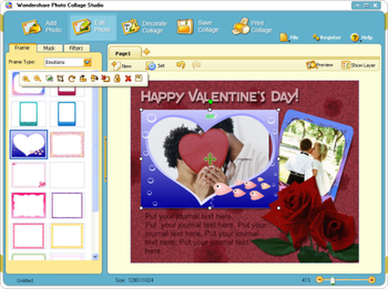 Wondershare Photo Collage Studio screenshot
