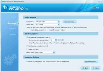Wondershare PPT2DVD Pro screenshot 3