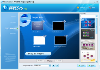 Wondershare PPT2DVD Pro screenshot 4