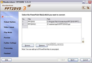 Wondershare PPT2DVD screenshot 3