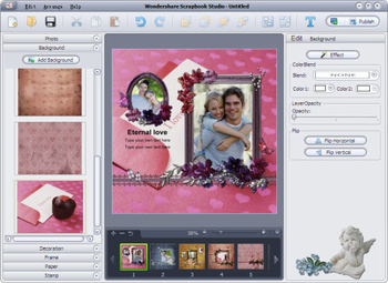 Wondershare Scrapbook Studio screenshot