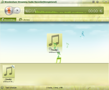 Wondershare Streaming Audio Recorder screenshot