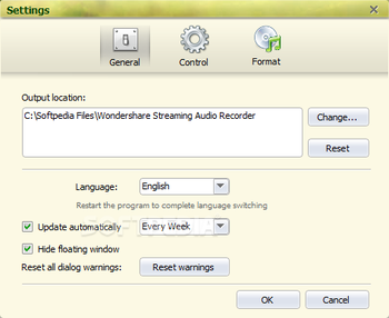 Wondershare Streaming Audio Recorder screenshot 4