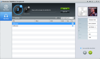 Wondershare TidyMyMusic screenshot 3