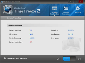 Wondershare Time Freeze screenshot