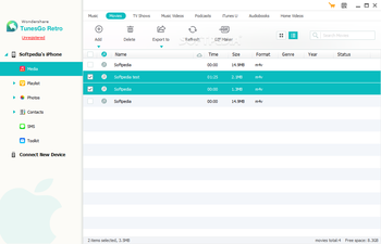 Wondershare TunesGo Retro screenshot 3