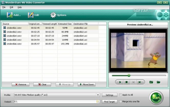 Wondershare Wii Video Converter screenshot