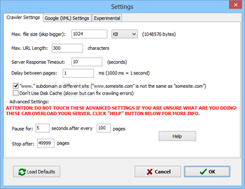 WonderWebWare SiteMap Generator screenshot 12