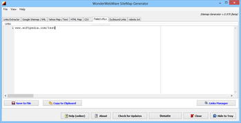 WonderWebWare SiteMap Generator screenshot 7