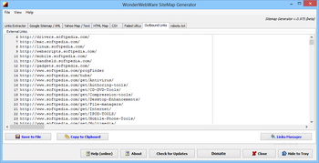WonderWebWare SiteMap Generator screenshot 8
