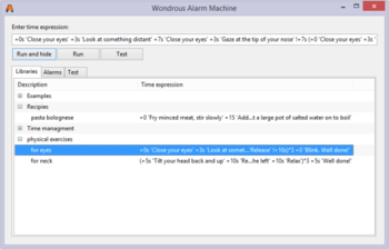 Wondrous Alarm Machine screenshot