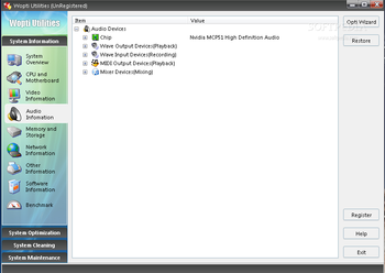 Wopti Utilities screenshot 3