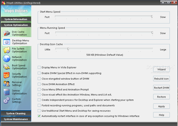 Wopti Utilities screenshot 5