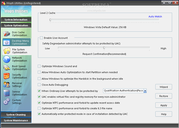 Wopti Utilities screenshot 6