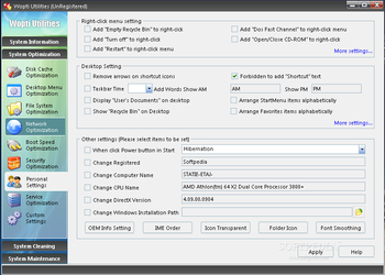 Wopti Utilities screenshot 9