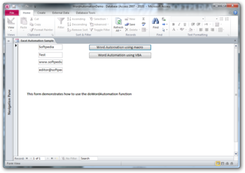 Word Automation screenshot