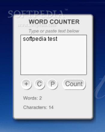 Word Counter Widget screenshot